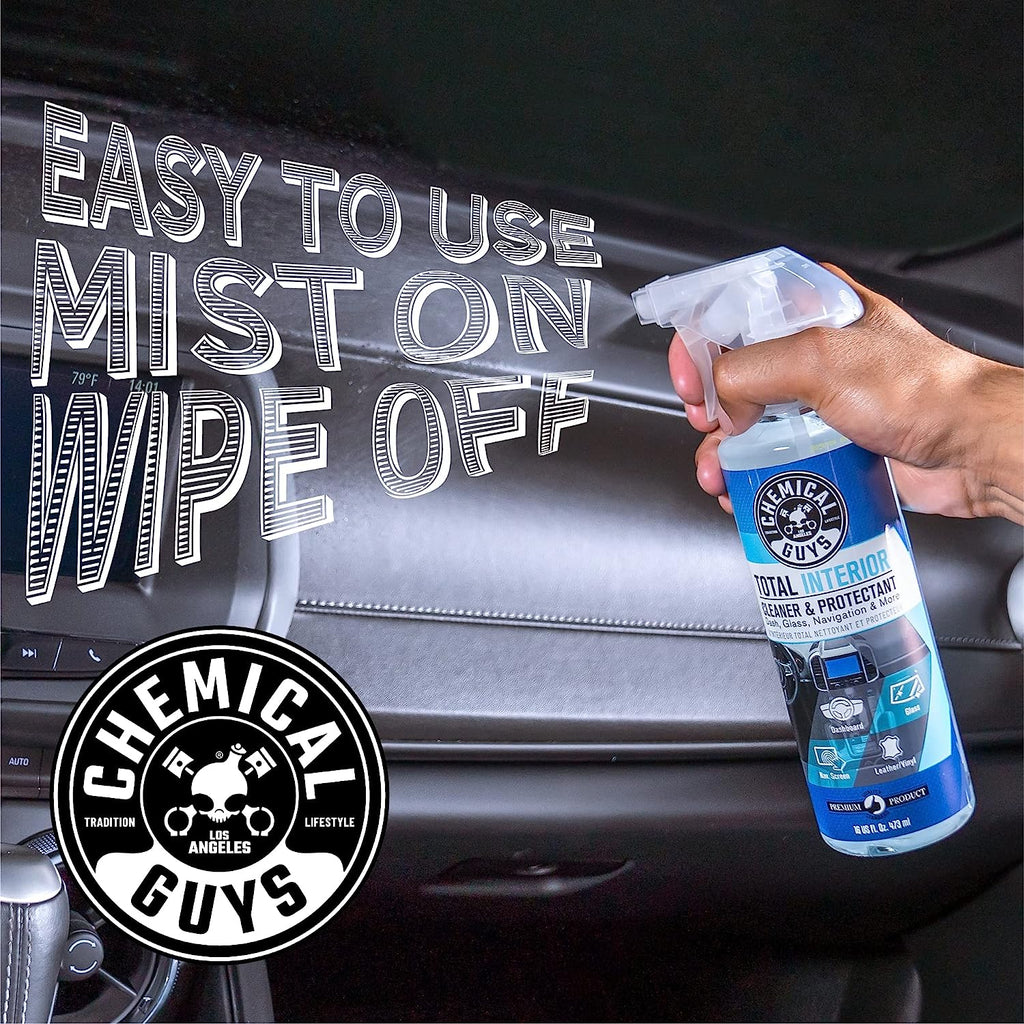Chemical Guys SPI220 Total Interior Cleaner and Protectant, Safe for Cars, Trucks, SUVs, Jeeps, Motorcycles, RVs &amp; More, 128 fl oz (1 Gallon)