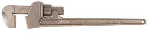 Ampco Safety Tools W-212 Bronze Pipe Wrench, Non-Sparking, Non-Magnetic, Corrosion Resistant, 14" OAL