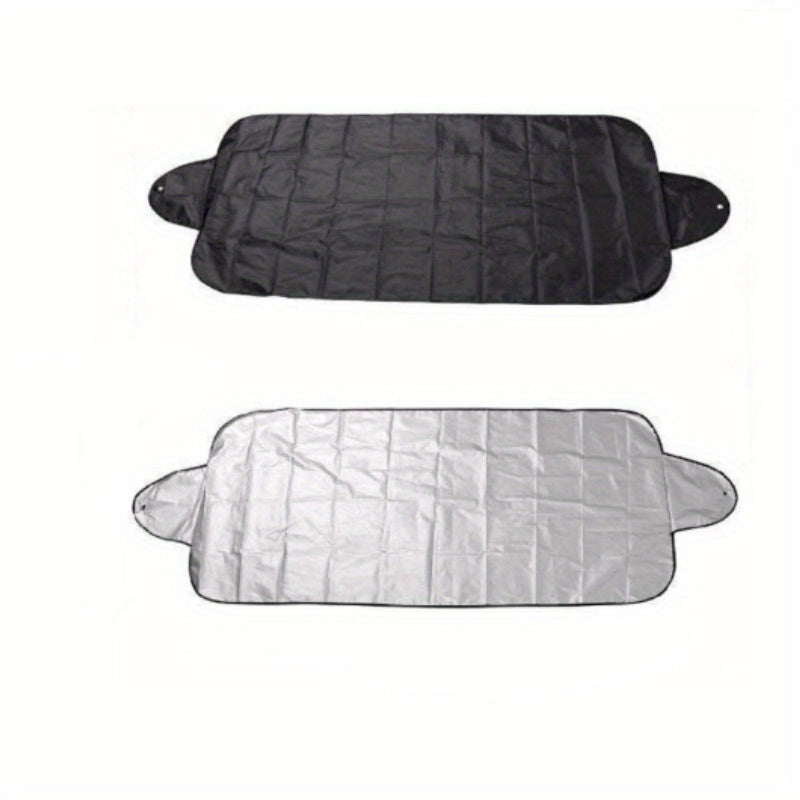 Foldable Car Windshield Cover - Protect Your Car From Snow, Sun, And Rain - Easy To Install And Remove