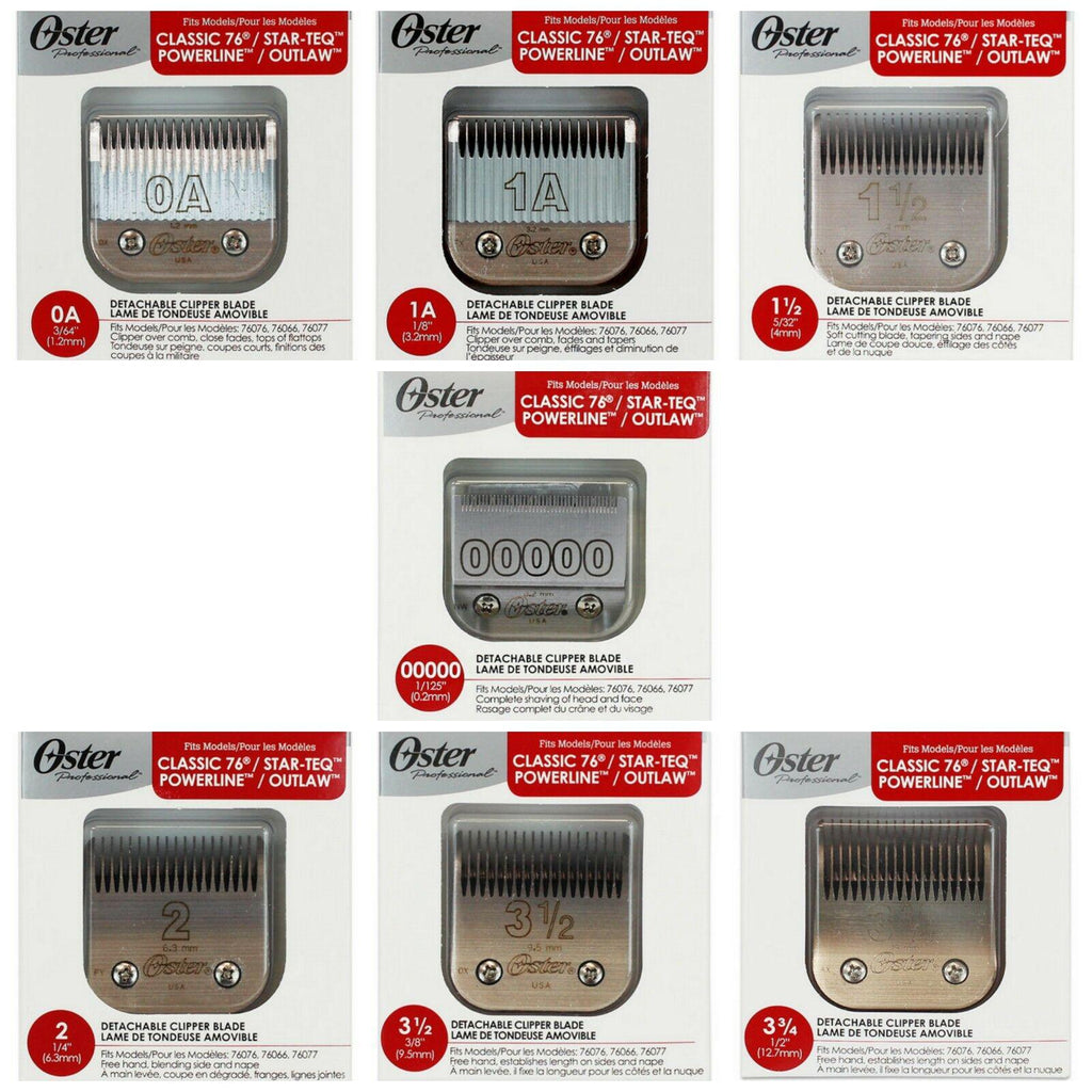 Oster 76 Clipper Replacement Blades Power Pack