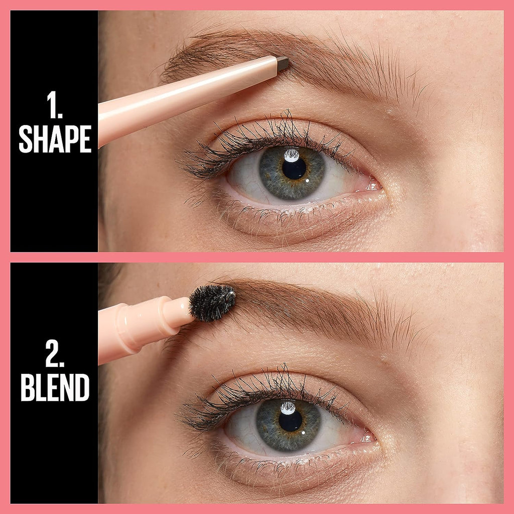 Maybelline New York Total Temptation Eyebrow Definer Pencil, Deep Brown, 1 Count