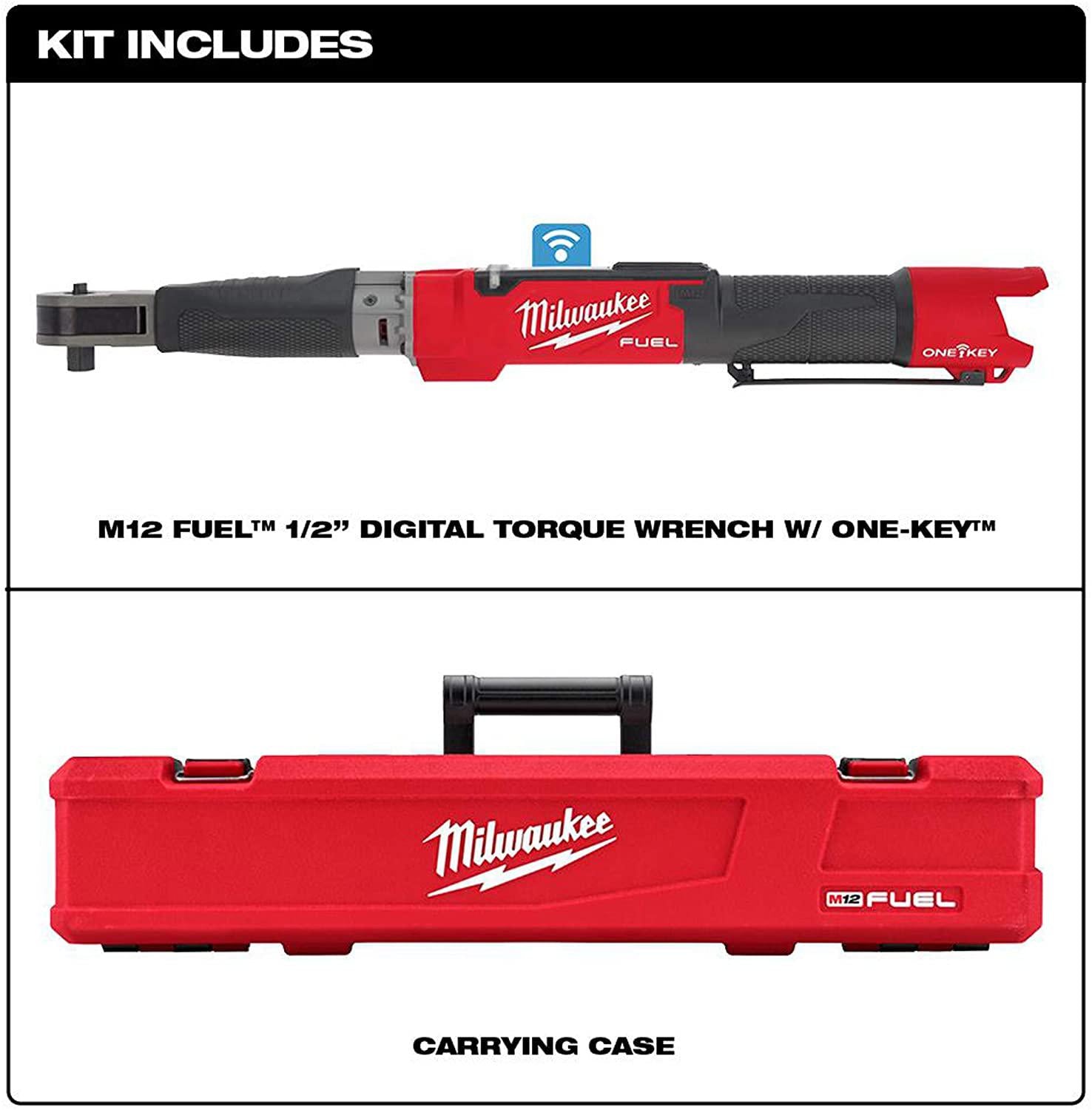 Milwaukee (MLW246620) Milwaukee M12 FUEL 1/2 in. Drive Digitial Torque Wrench w/ONE-KEY