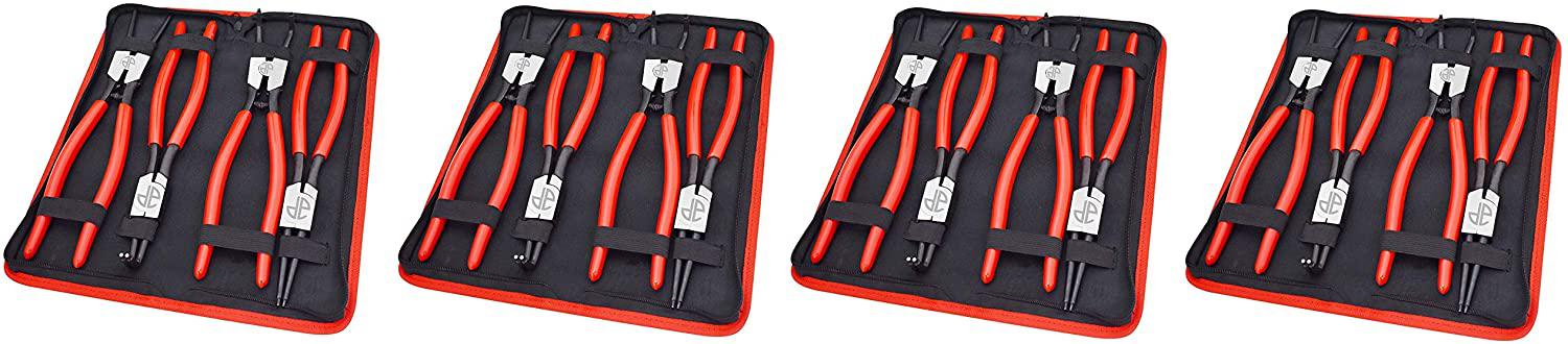 Astro Pneumatic Tool 94222 13" 4pc LarInternal/External Snap Ring Pliers (4 Pack)