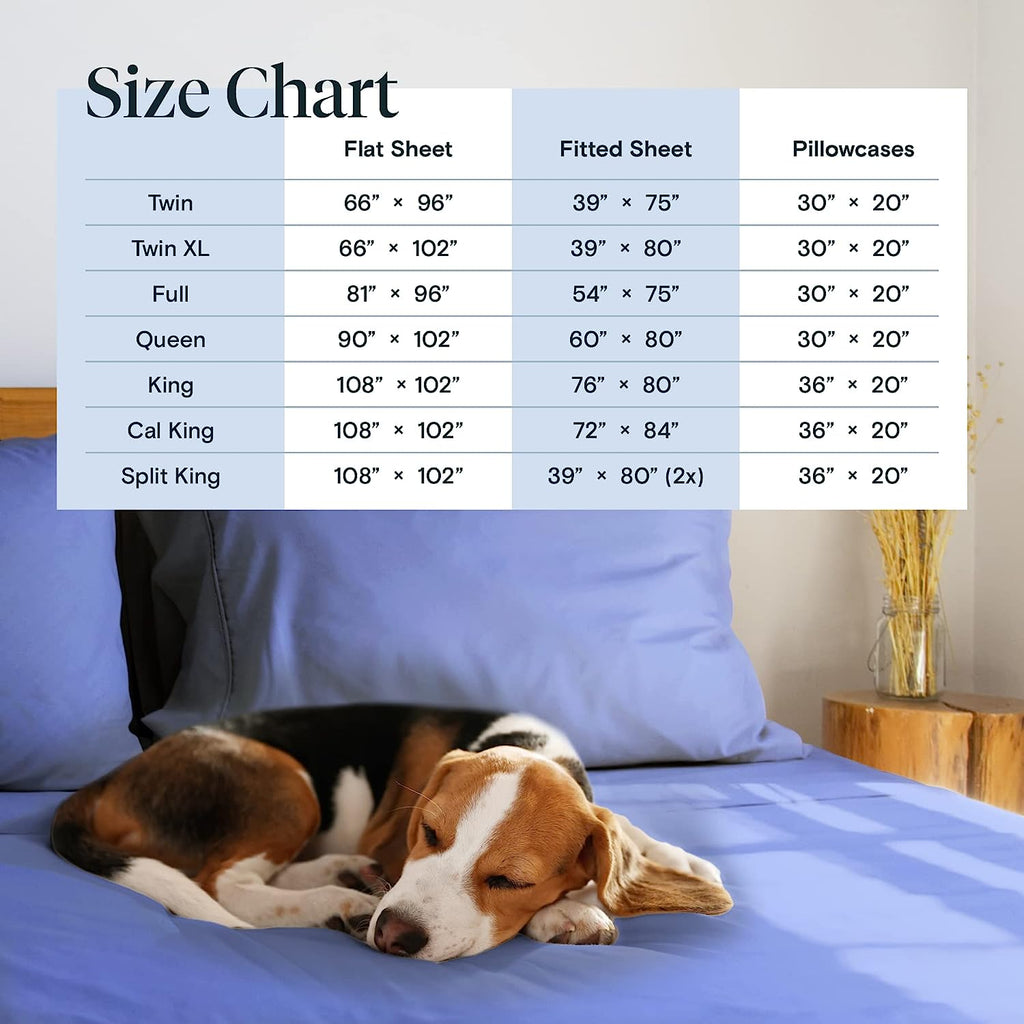 LuxClub 6 PC King Size Sheet Set Bamboo Sheets Deep Pockets 18" Eco Friendly Wrinkle Free Cooling Sheets Machine Washable Hotel Bedding Silky Soft - Violet Blue King