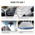 1pc Keep Your Car Protected From Snow And Sun With Our Foldable Windshield Cover