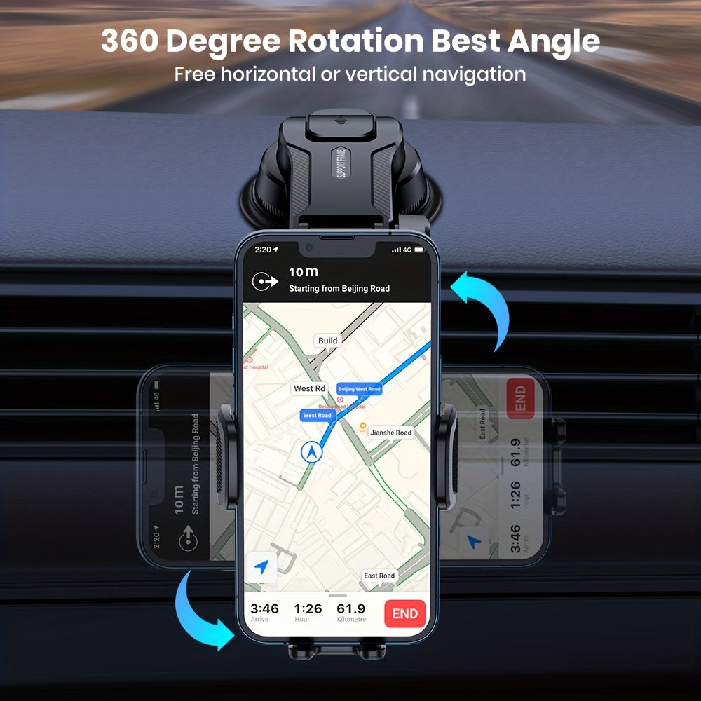 Upgrade Your Driving Experience with TOPK D38-E Car Phone Holder Mount - Compatible with All Phones!