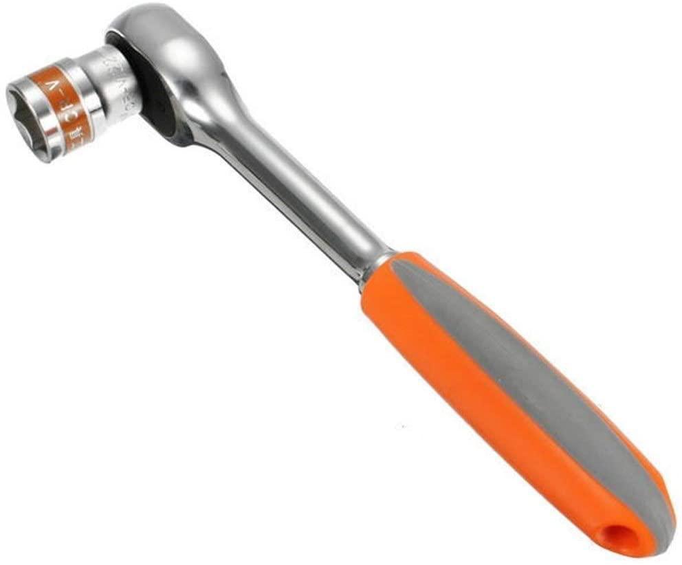 Singlin58 Tool 12pcs 1/2inch 8-24mm CR-V Metric Ratchet Wrench Socket Repair Tool Kit Universal Hand Tools Bike