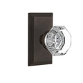 Studio Plate Double Dummy Waldorf Door Knob in Oil-Rubbed Bronze