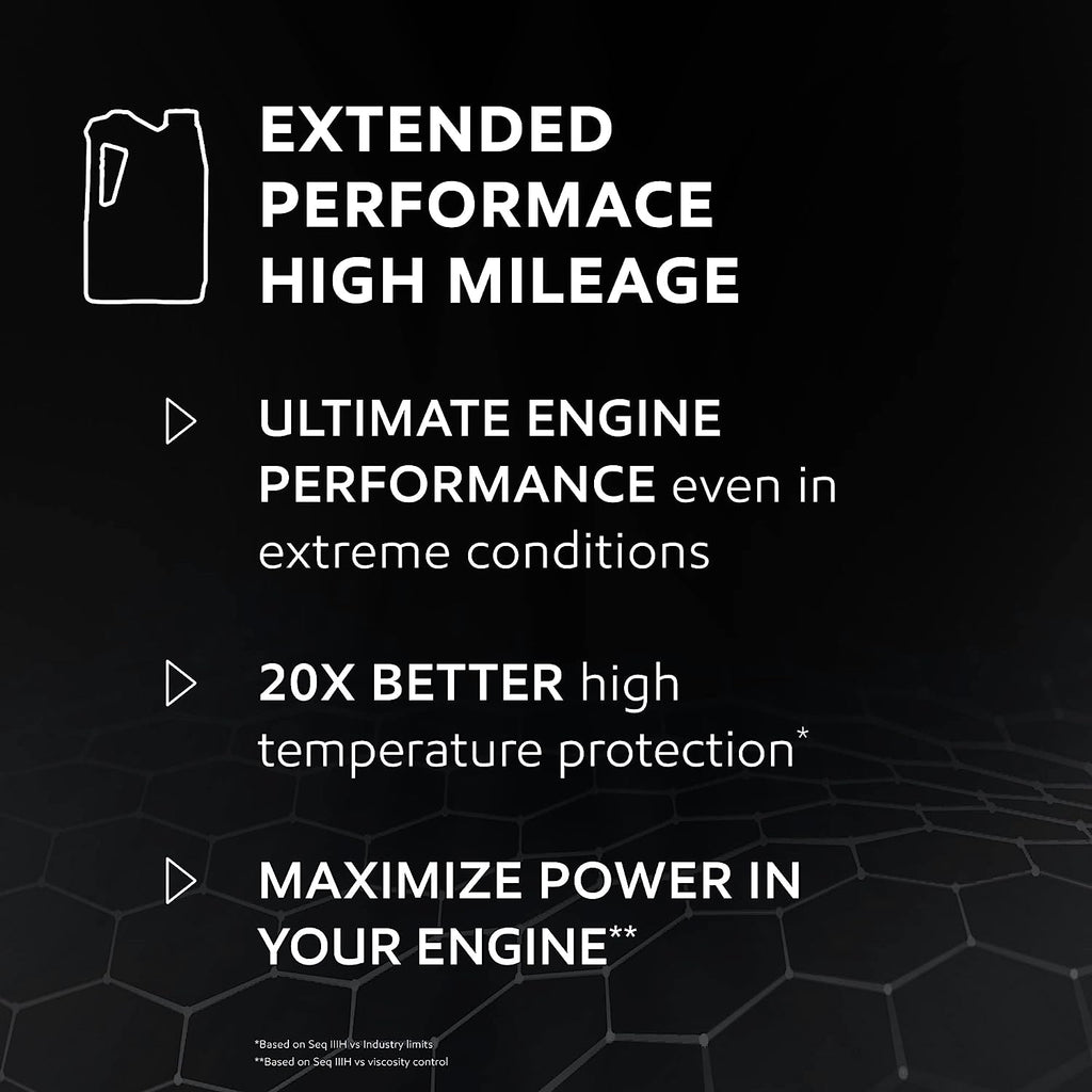 Mobil 1 Extended Performance High Mileage Full Synthetic Motor Oil 5W-30, 5 Quart