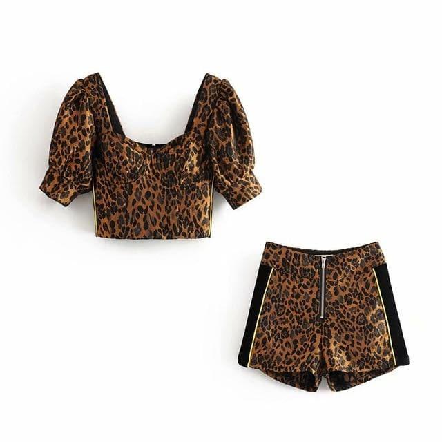square neck collar slim waistline blouse