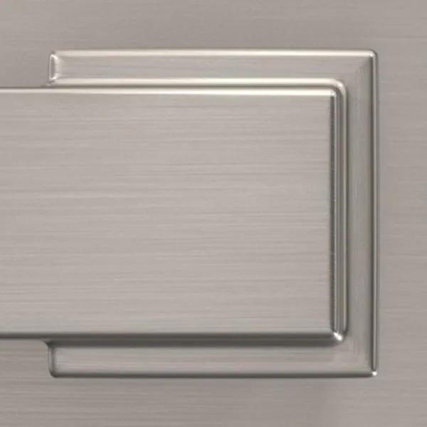Custom Latitude Satin Nickel Upland Trim Dummy Door Lever (2-pack)
