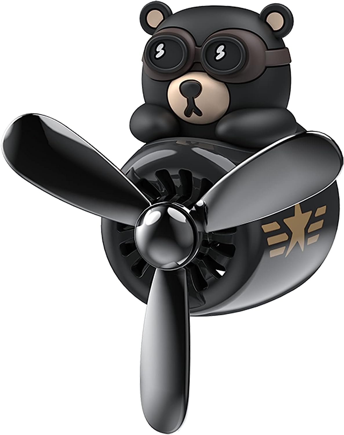 Cacacece Bear Pilot Car Air Fresheners Automotive Air Outlet Creative Car Perfume Fragrance