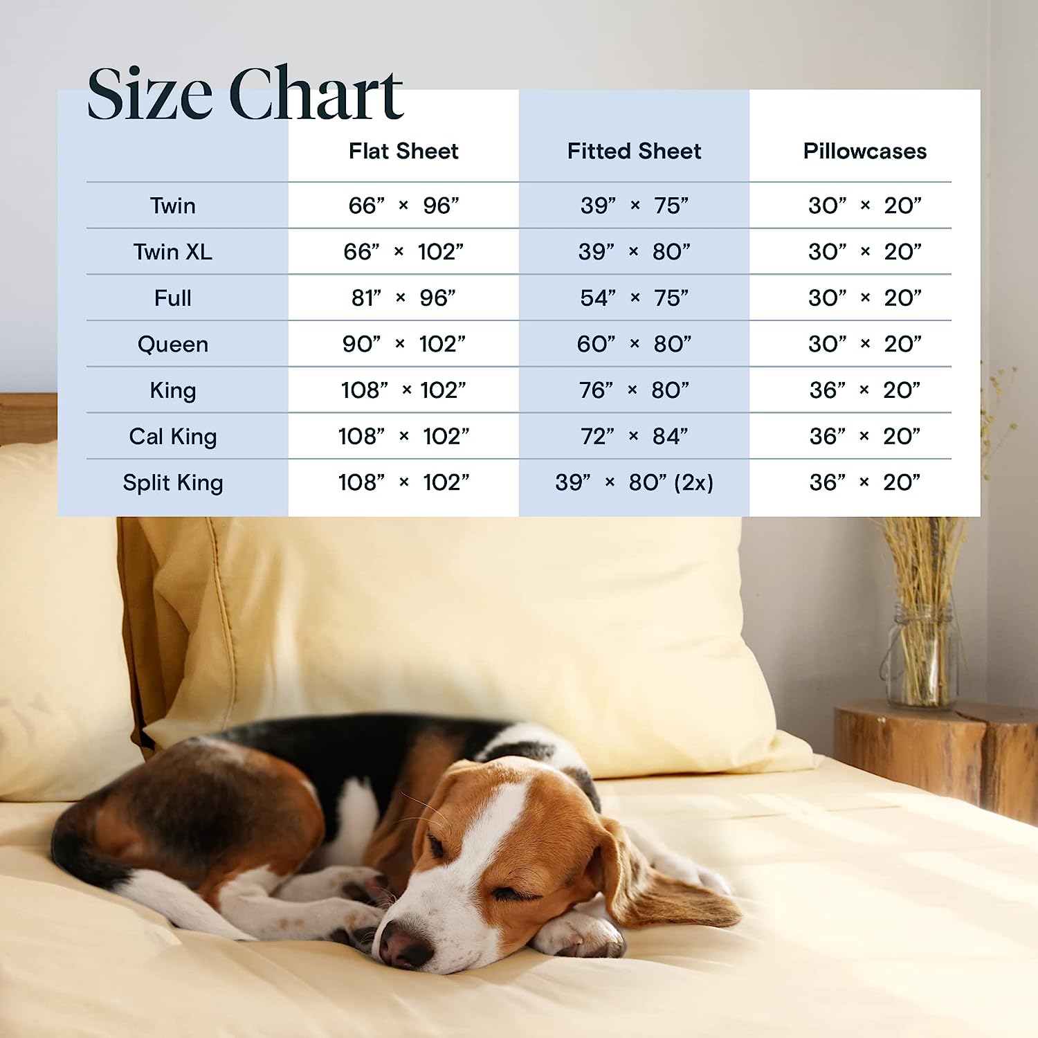 LuxClub 7 PC Split King Sheet Set Bamboo Sheets Deep Pockets 18" Eco Friendly Wrinkle Free Cooling Sheets Machine Washable Hotel Bedding Silky Soft - Cream Split King