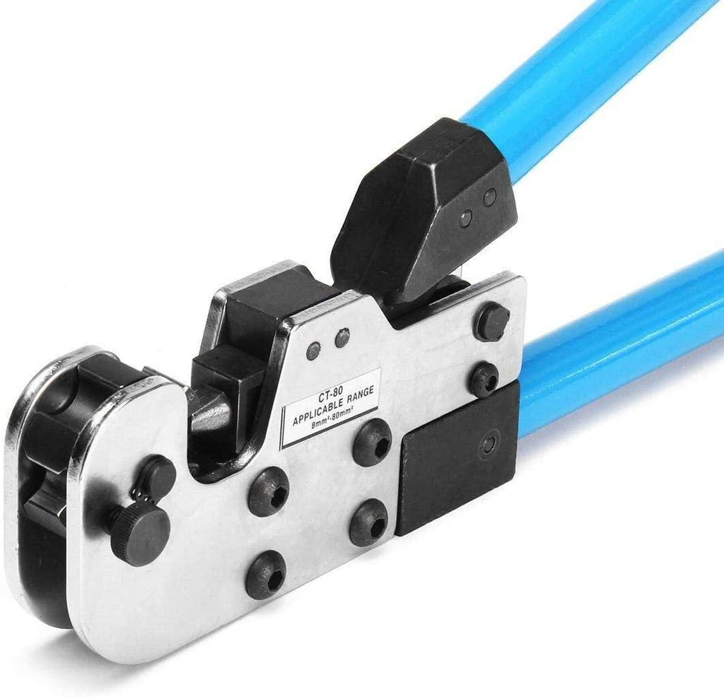 ZUQIEE Pliers Pliers Hand Tool，Crimping Plier 8-3/0 08-80mm² Terminal Cable Lug Plug Crimper