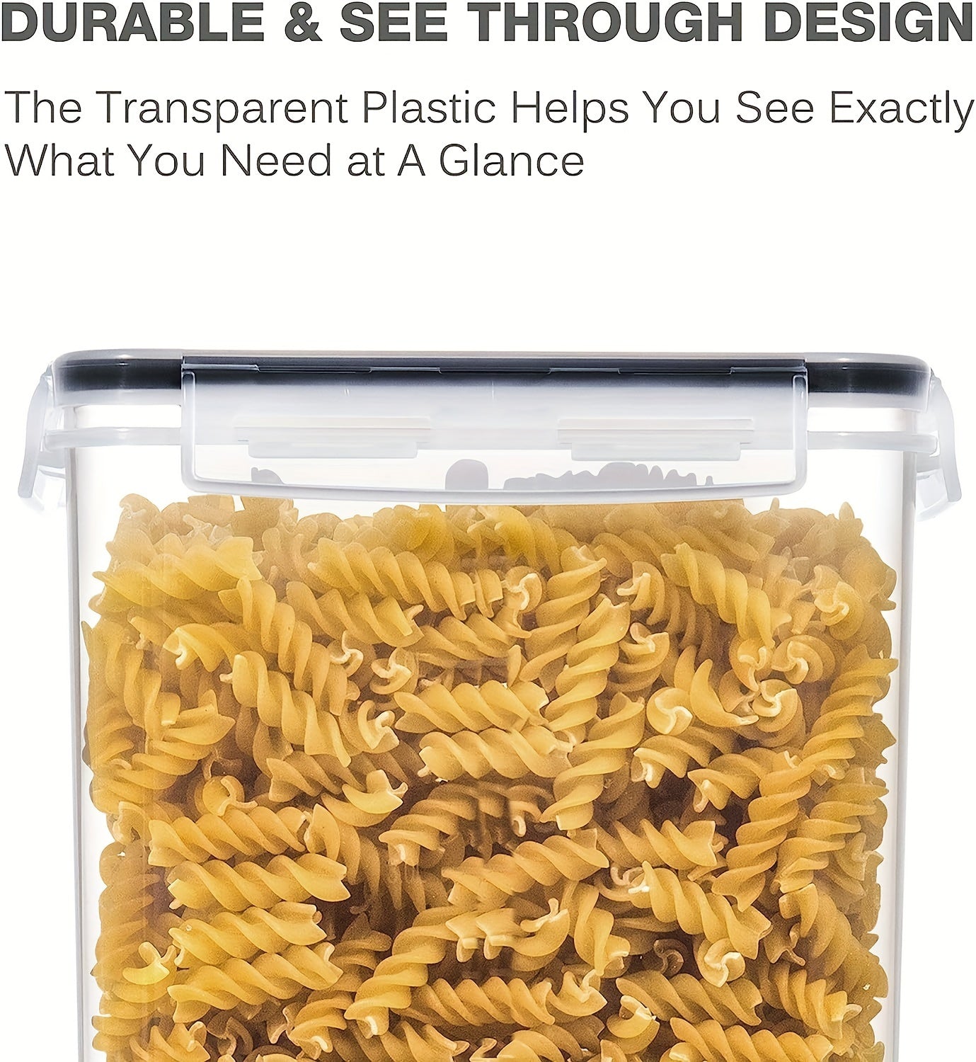 24pcs Airtight Food StoraContainers Set With Lids, BPA Plastic Dry Food Canisters For Kitchen Pantry Organization And Storage, Include Labels