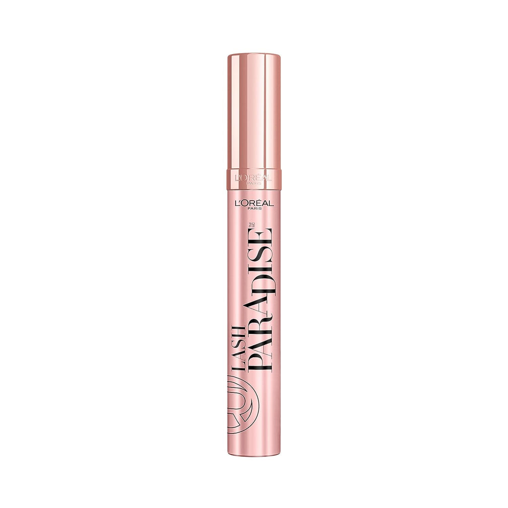 L’Oréal Paris Voluminous Makeup Lash Paradise Mascara, Voluptuous Volume, Intense Length, Feathery Soft Full Lashes, No Flaking, No Smudging, No Clumping, Blackest Black, 0.25 Fl Oz (Pack of 2)