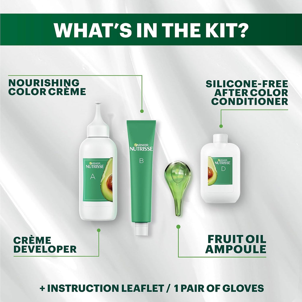 Garnier Hair Color Nutrisse Nourishing Creme, 56 Medium Reddish Brown (Sangria) Permanent Hair Dye, 2 Count (Packaging May Vary)