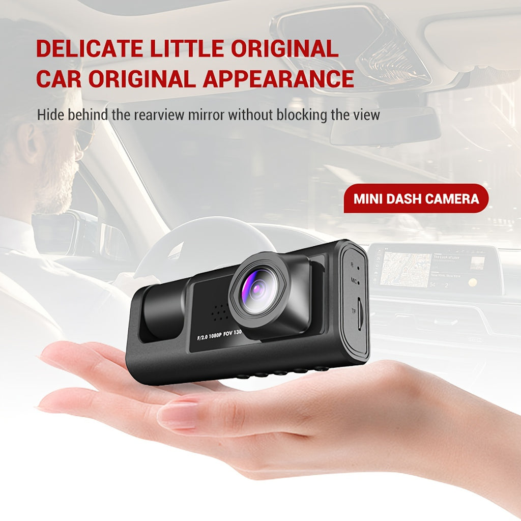 Dash Cam For Cars,Front And Inside,1080P Dual Camera With IR Night Vision,Loop Recording,Car DVR Camera With 2 Inch IPS Screen,car Dashboard Video Cam