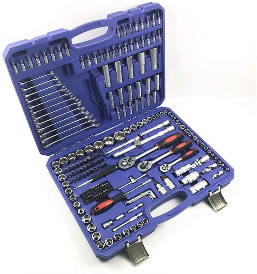 CHUNSHENN Socket Wrench Tool Set Auto Repair Mixed Tool Combination Ratchet Torque Wrench Tools Kit Auto Repairing Tool Sets Hardware Tool Kits Hand Tools