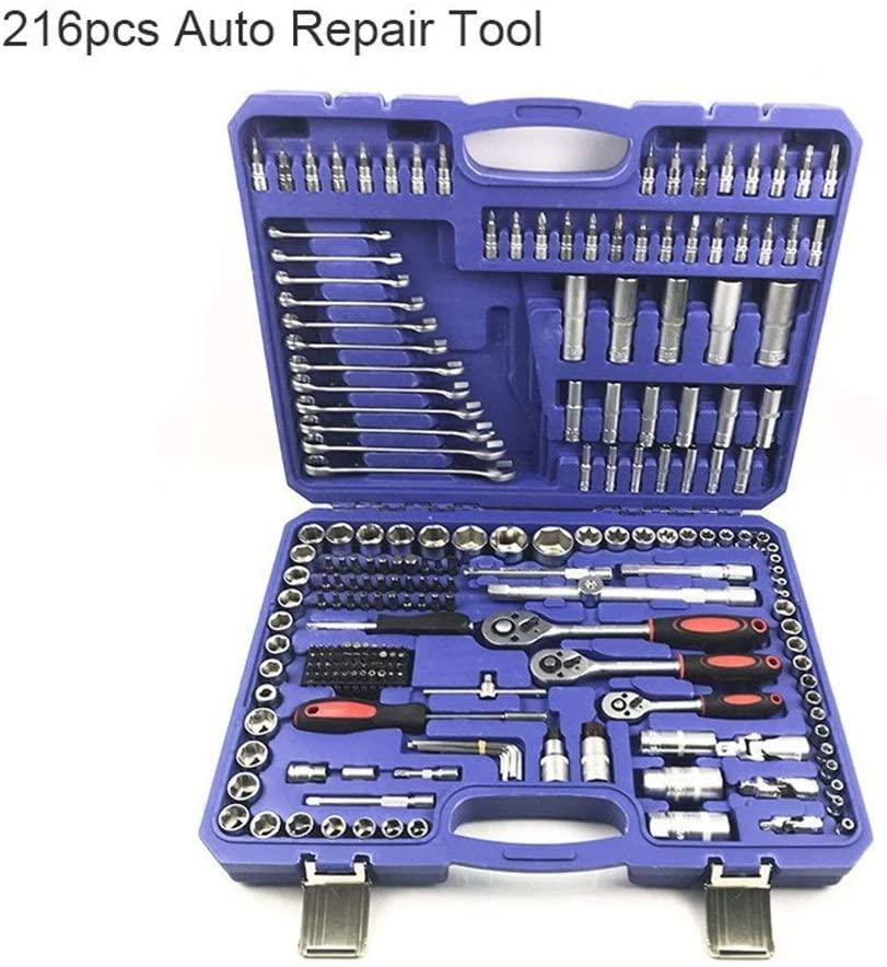 CHUNSHENN Hand Tools Socket Wrench Tool Set Auto Repair Mixed Tool Combination Ratchet Torque Wrench Tools Kit Auto Repairing Tool Sets Hand Tools