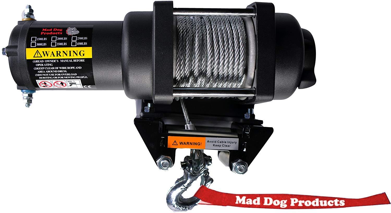 Mad Dog 3500lb Winch Mount Combo Yamaha Grizzly 700 4x4 Kodiak 700 4x4 ('16-18)