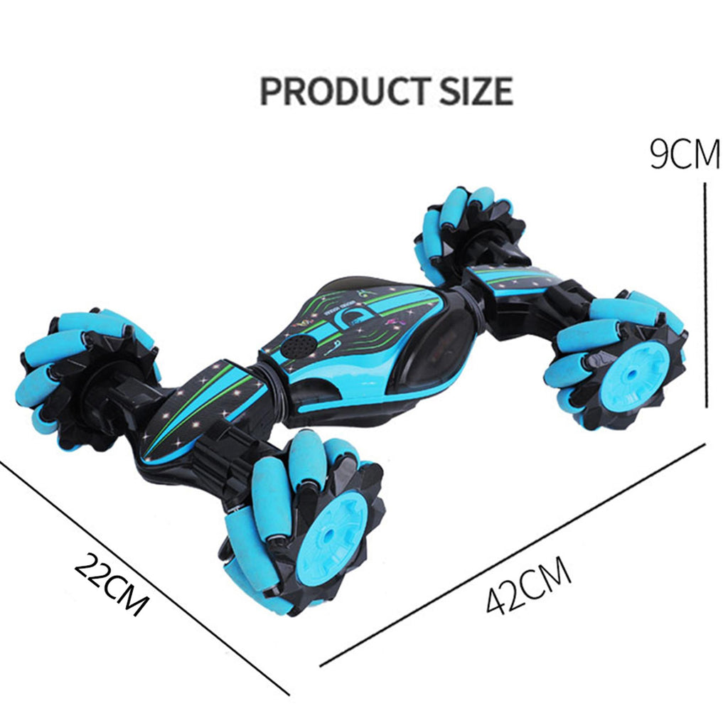 2 Pack Remote Control Stunt Toy Car, 2.4G Gesture Sensing Remote Control Stunt Car with 4WD, Off-Road &amp; Sports Status, 45 Minutes Standby Suitable for Any Terrain, Children Gift