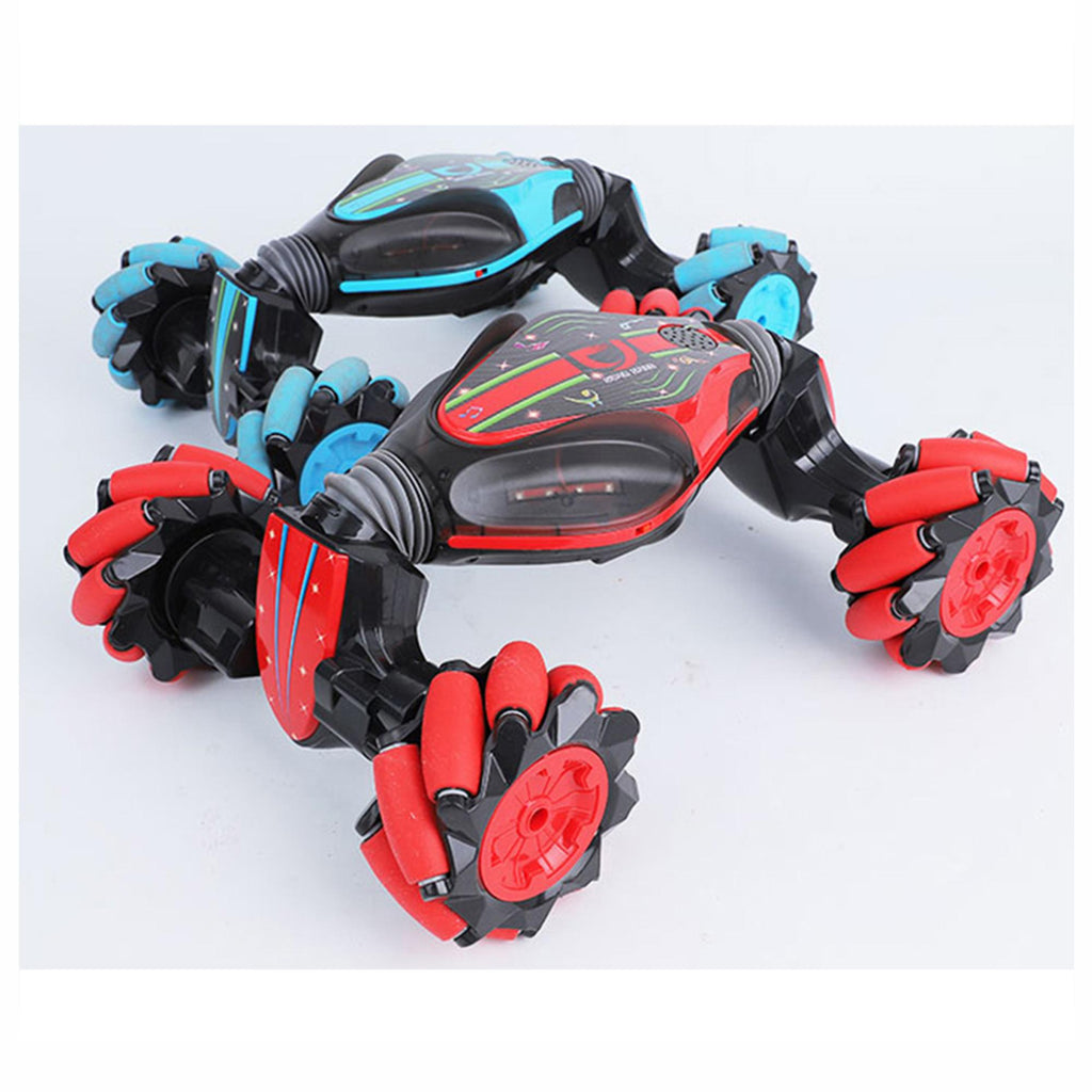 2 Pack Remote Control Stunt Toy Car, 2.4G Gesture Sensing Remote Control Stunt Car with Four-Wheel Drive, Light Music Off-Road &amp; Sports Status for 3-12 Year Old Boy Toys