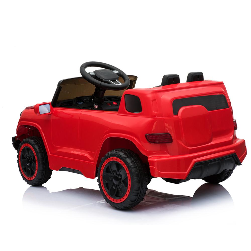 Ktaxon Kids Ride On Car Electric Stroller  Drive Remote Control 6V 7Ah Battery Powered w/ LED Lights, 3 Speed, Music Version