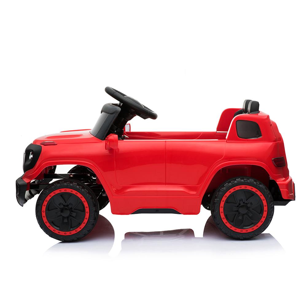 Ktaxon Kids Ride On Car Electric Stroller  Drive Remote Control 6V 7Ah Battery Powered w/ LED Lights, 3 Speed, Music Version
