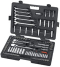 GEARWRENCH 118 Pc. 1/4", 3/8" &amp; 1/2" Drive 6 &amp; 12 Pt. Mechanics Tool Set, Standard &amp; Deep, SAE/Metric - 83001D