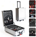 PENFU Wrench Tie Rod 217 Sets of Aluminum Box Tool Set Ratchet Wrench Set Open Set Toolbox Combination Wrench Set Hand Repair Tool