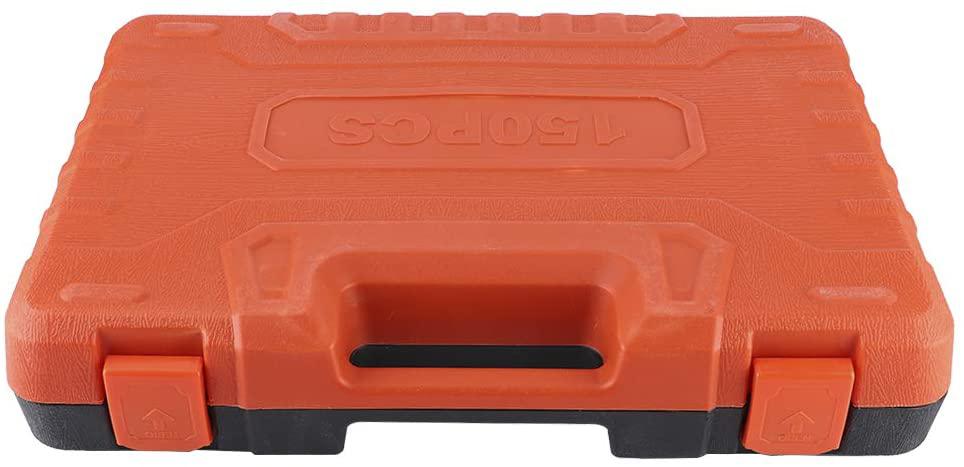 Ratchet Socket Wrench Set, 150Pcs Ratchet Socket Set Vehicle Maintenance Repair Toolbox Combination Wrench Hand Tool