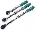 Peixiang Sturdy Wrench 3pcs 1/2Inch Auto Telescopic Ratchet Wrench Universal Key Spanner Length 31-44cm Torque Wrench Car Bike Repair Tools Repair Tools Safety