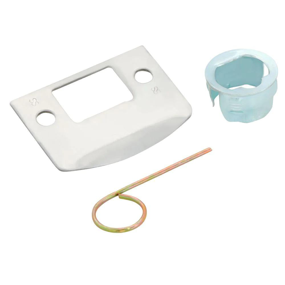 Elan Satin Chromel Light Commercial Keyed Entry Door Lever