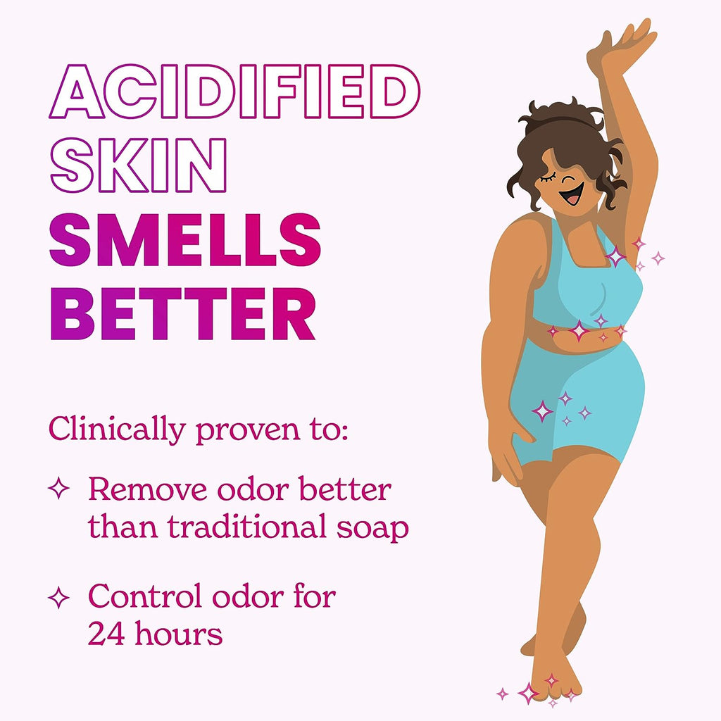 Lume Acidified Body Wash - 24 Hour Odor Control - Removes Odor Better than Soap - Moisturizing Formula - SLS Free, Paraben Free - Safe For Sensitive Skin - 8.5 ounce (Lavender Sage)