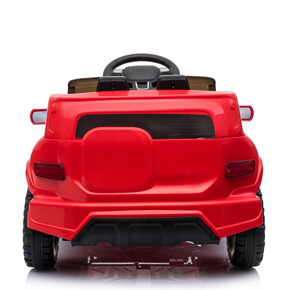 Clearance! Electric Cars for Kids, Kids Electric Ride-On Truck, 6V Remote Control Car for Boys Girls Christmas Gifts with 3 Speeds, Music, Seat Belts, LED Lights, and Realistic Horns, Red, Q6814