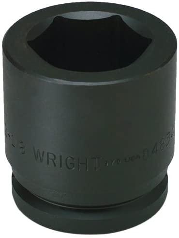 Wright Tool 84857 3-9/16-Inch 6 Point Standard Impact Socket with 1-1/2-Inch Drive