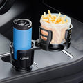 2 in 1 Large Car Cup Holder Extender Adapter THIS HILL with Adjustable Base, Wider Diameter, Universal Car Cup Holder and Organizer for Snack Bottles Cups Drinks Upgraded