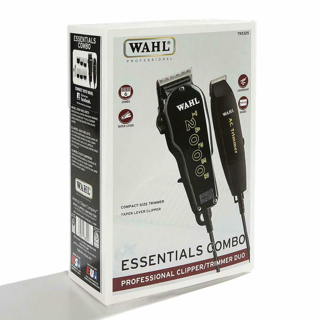Wahl Professional Barber Machine Hair Cutting Kit Great clippers Taper 2000