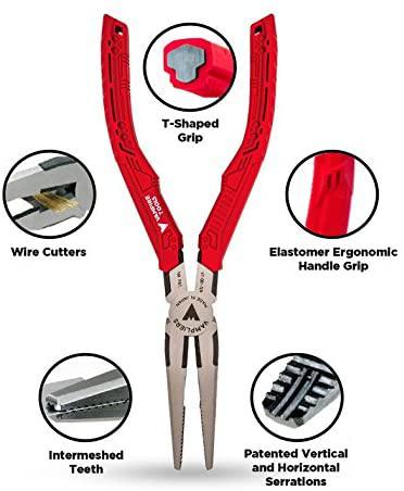 VamPLIERS. World's Best Pliers! 6-PC Set S6APC Specialty Screw Extraction Pliers. Extract Stripped Stuck Security, Corroded, or Rusted Screws + Tool Pouch &amp; VT CAP
