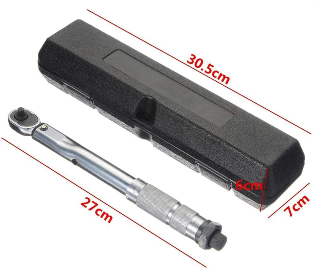 Sturdy 1/4 5-25NM Torque Wrench Adjustable Torque Wrench Hand Spanner for Repairing Tool Household Universal Hand Tools Safety