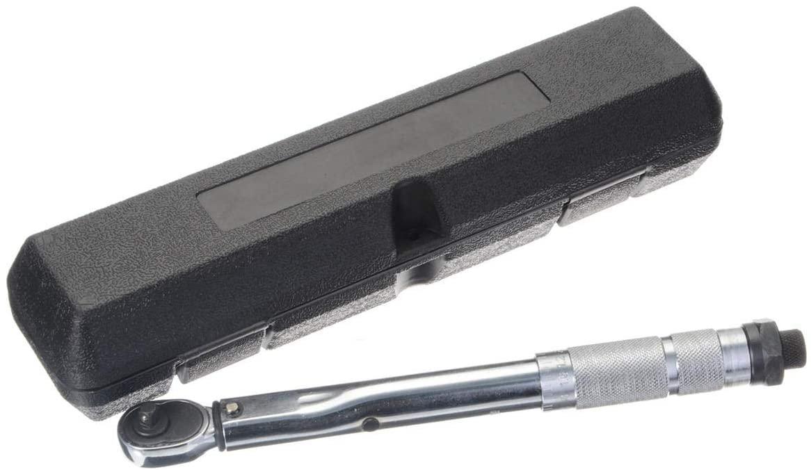 GJNVBDZSF Repair Kit DIY Tools, 1/4 5-25NM Torque Wrench Adjustable Torque Wrench Hand Spanner for Repairing Tool