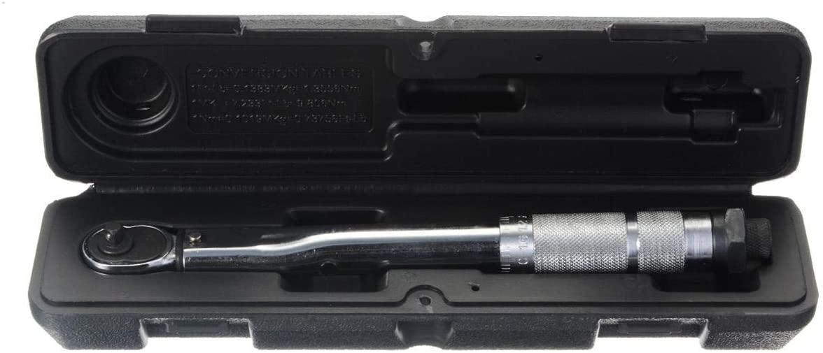 Sturdy Hand Tools 1/4 5-25NM Torque Wrench Adjustable Torque Wrench Hand Spanner for Repairing Tool Safety