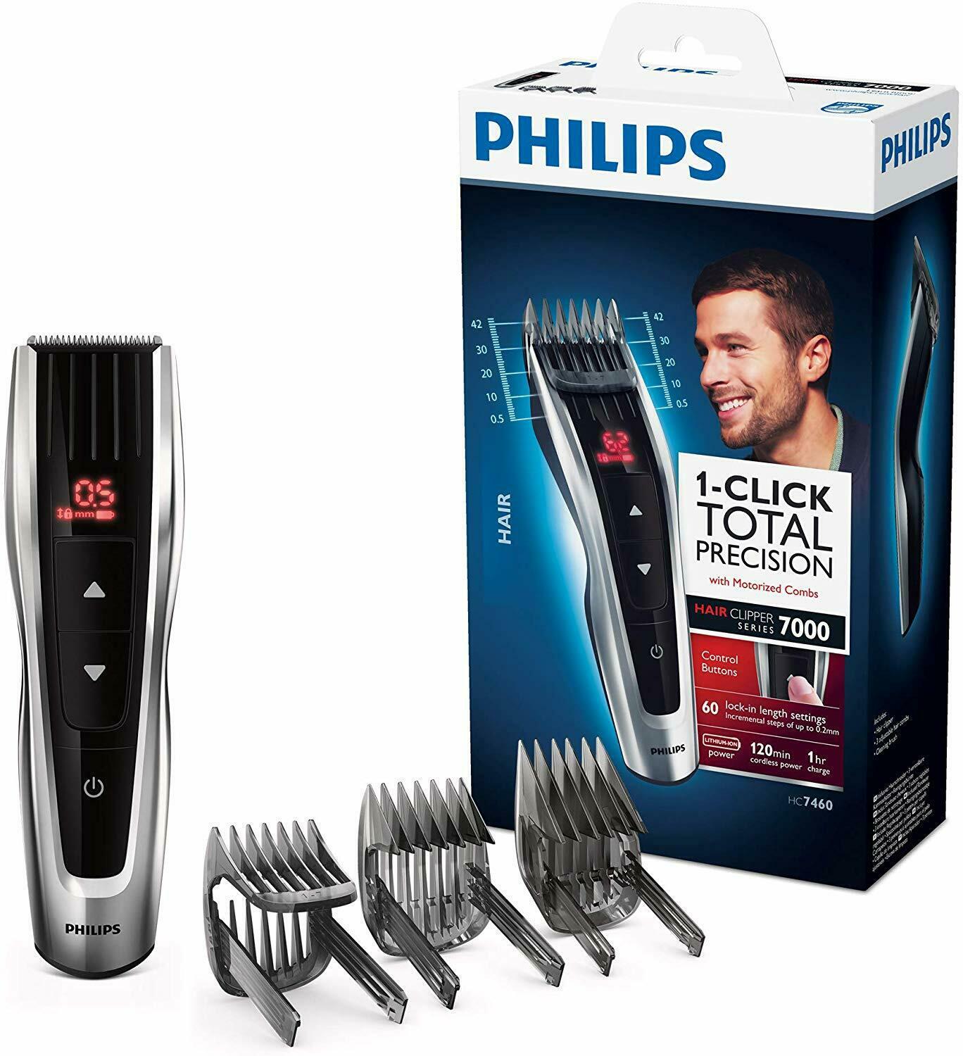 Philips HC7460 Trimmer Blades  Steel 3 Combs Motorized
