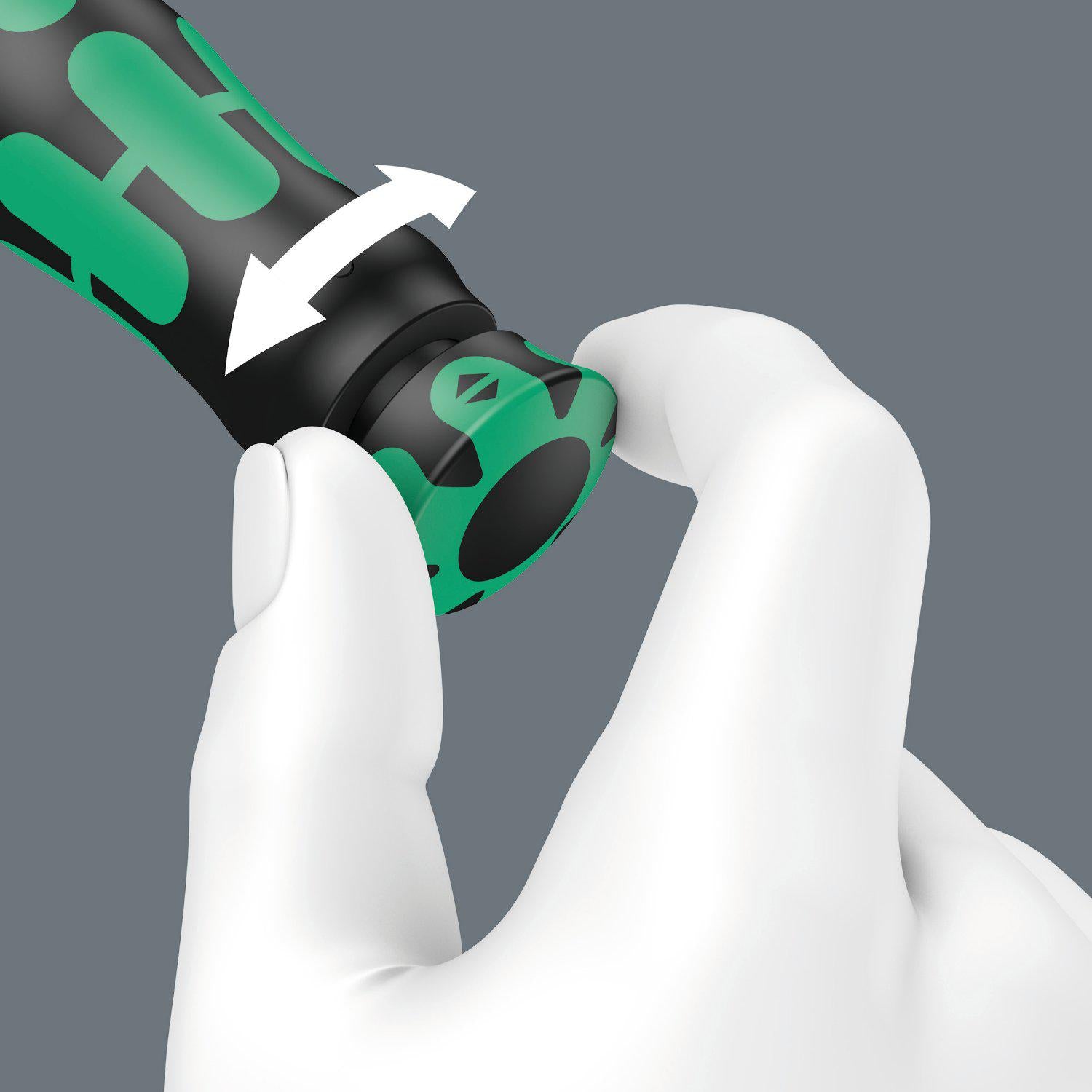 WClick-Torque X 4 torque wrench for insert tools, 14x18 x 40-200 Nm, black/green