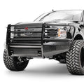 2023 F150 Black Steel Full Grill Guard with Tow Hooks