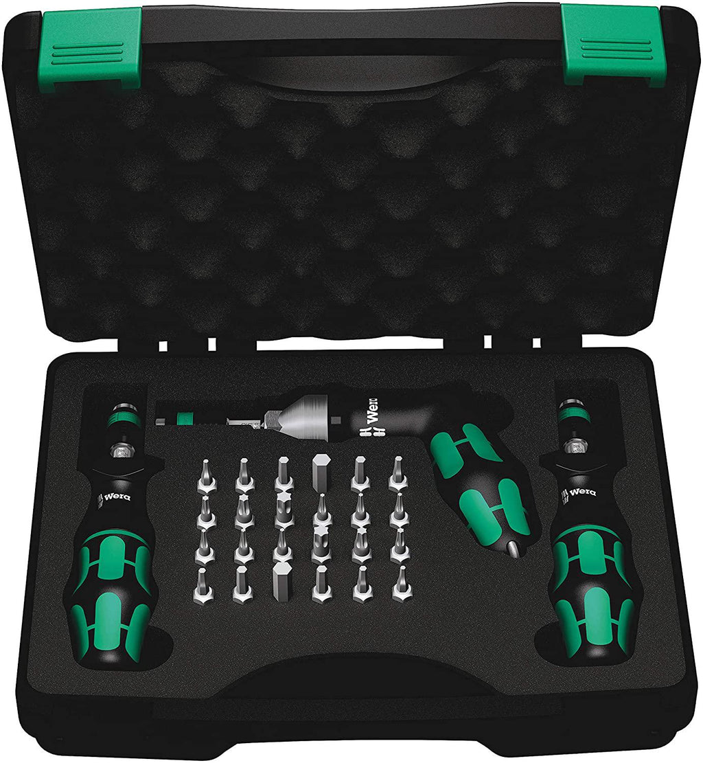 W- 5074739001 Kraftform 7440/41/42 Torque Screwdriver 0.3-6.0 Nm and Bit Set, 27-Piece