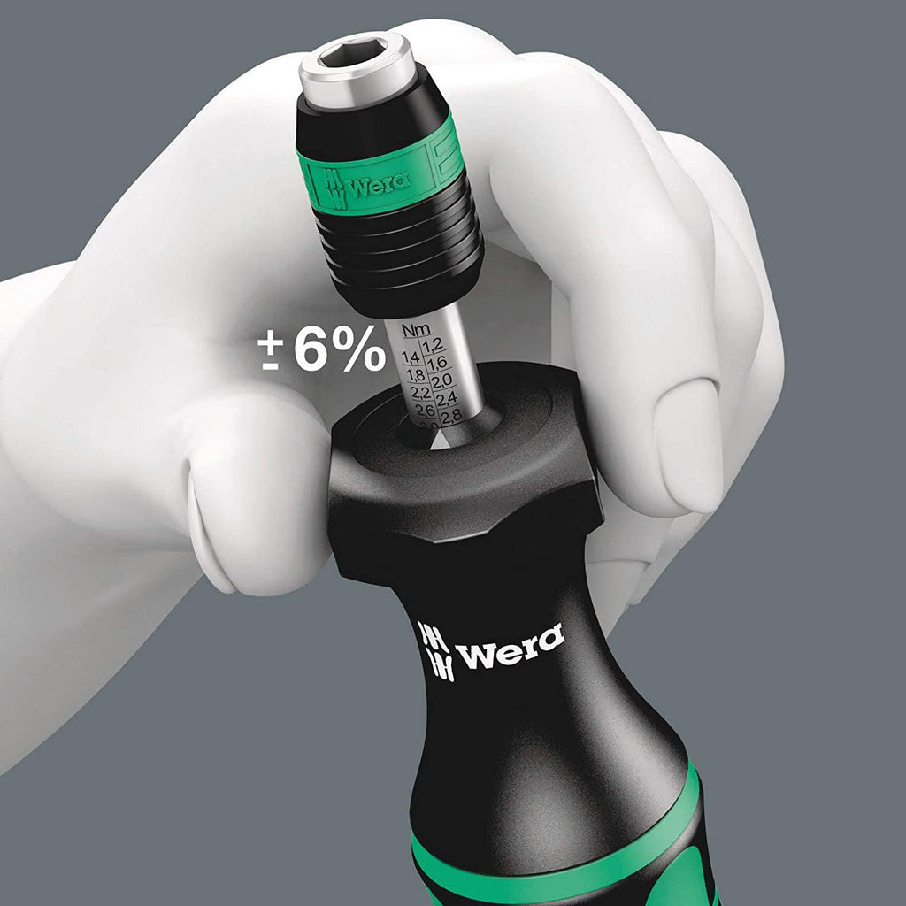 W- 5074739001 Kraftform 7440/41/42 Torque Screwdriver 0.3-6.0 Nm and Bit Set, 27-Piece