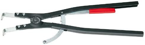 KNIPEX Tools - LarCirclip Pliers, External, 90 Degree Angled, 4 51/64"-12" Shaft Dia. (4620A51)