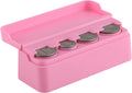 SINGARO Coin Holder for Car, Universal Car Coin Change Organizer, Car Coin Holder Compatible with Coins of Different Sizes, Car Interior Accessories, Suitable for Most Cars, Trucks(Pink)